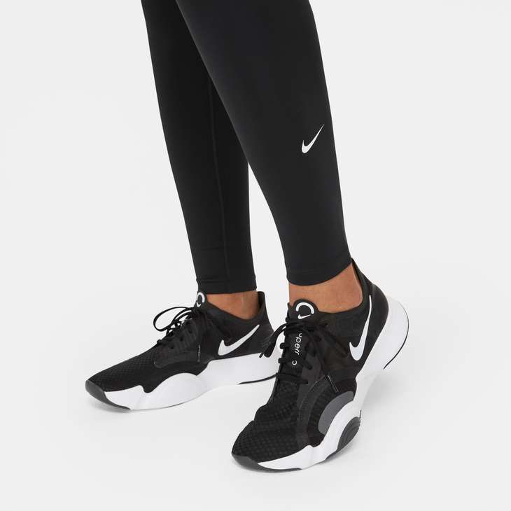 Women's One Mid-Rise Leggings in Black/White