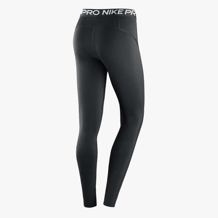 Women's Pro Mid-Rise Mesh-Panelled Leggings in Black/White