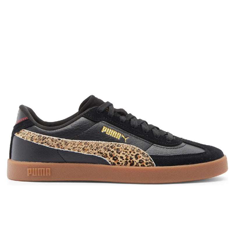 Women's Puma Club II Era Animal Puma Black-Toasted Almond (404313 02)