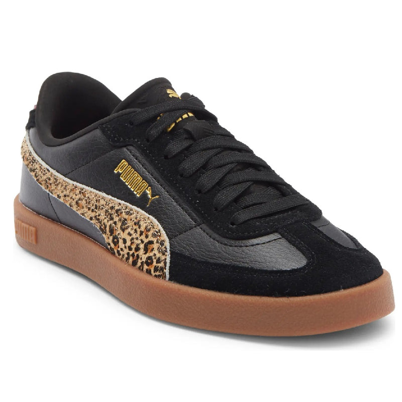 Women's Puma Club II Era Animal Puma Black-Toasted Almond (404313 02)