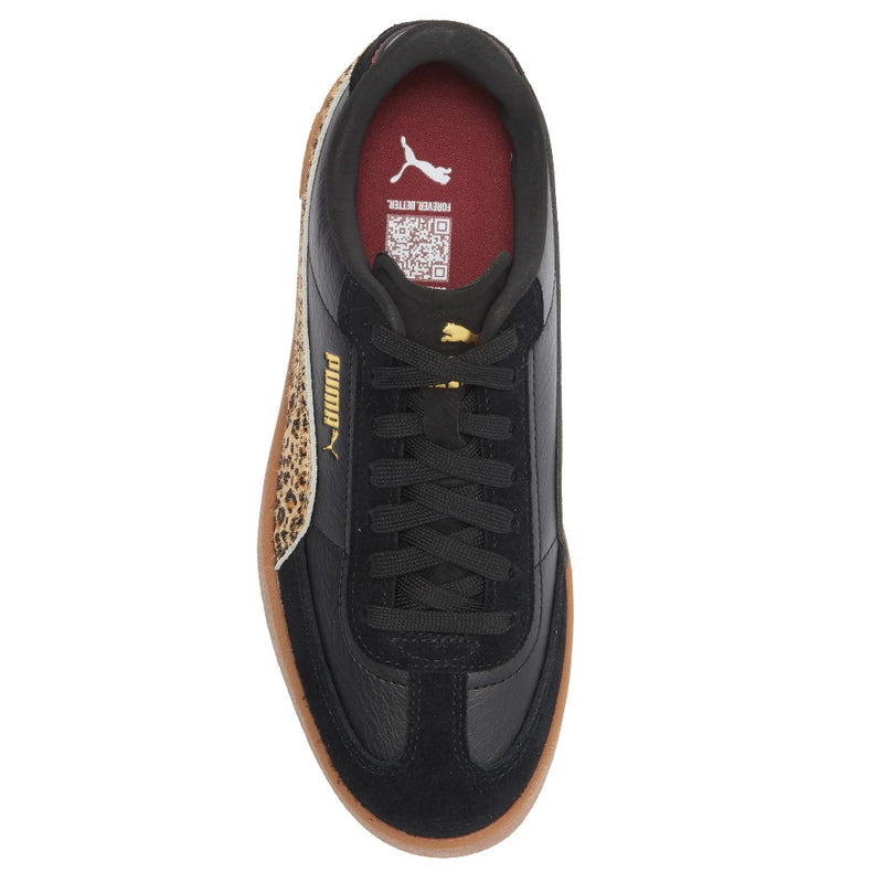 Women's Puma Club II Era Animal Puma Black-Toasted Almond (404313 02)