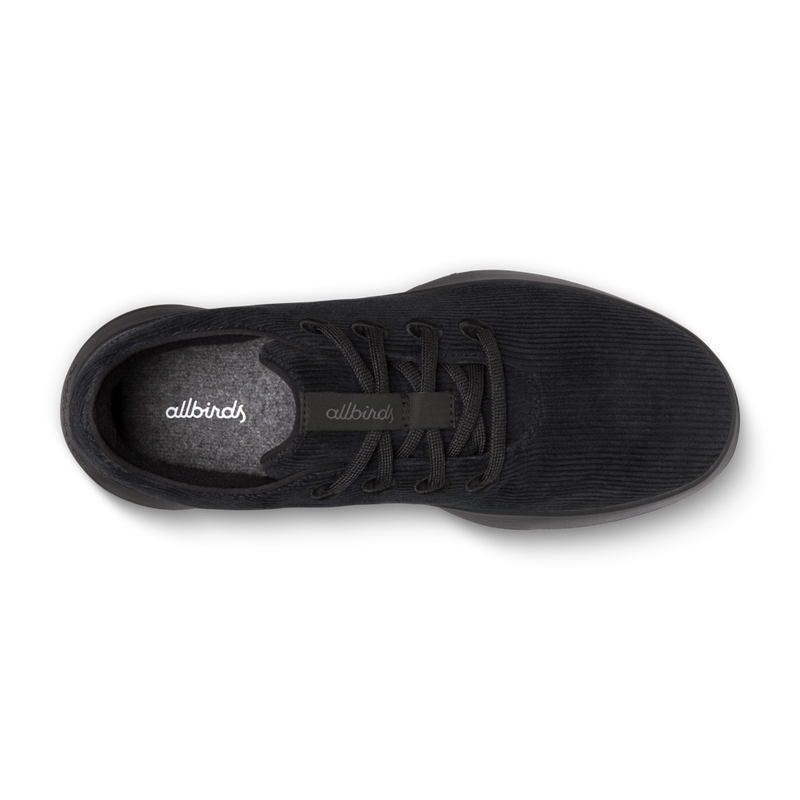 Women's Runner Go - Corduroy - Natural Black (Dark Grey Sole)