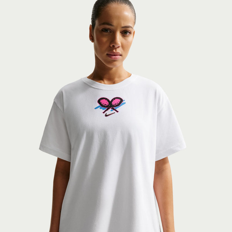 Women's Slam Dri-FIT Tennis T-Shirt in White