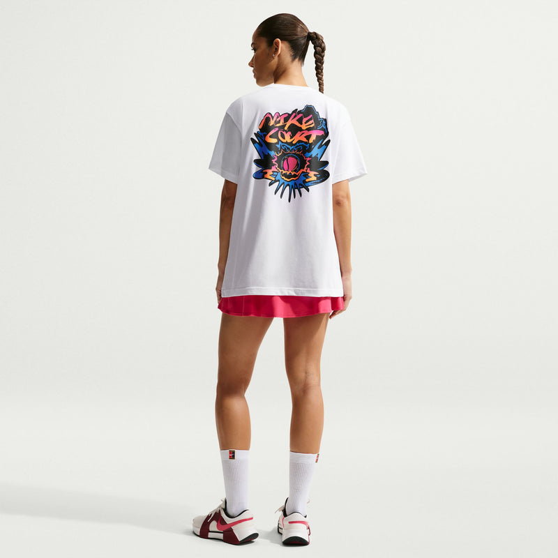 Women's Slam Dri-FIT Tennis T-Shirt in White