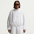 Women's Sportswear Oversized UV Track Jacket in White/Black