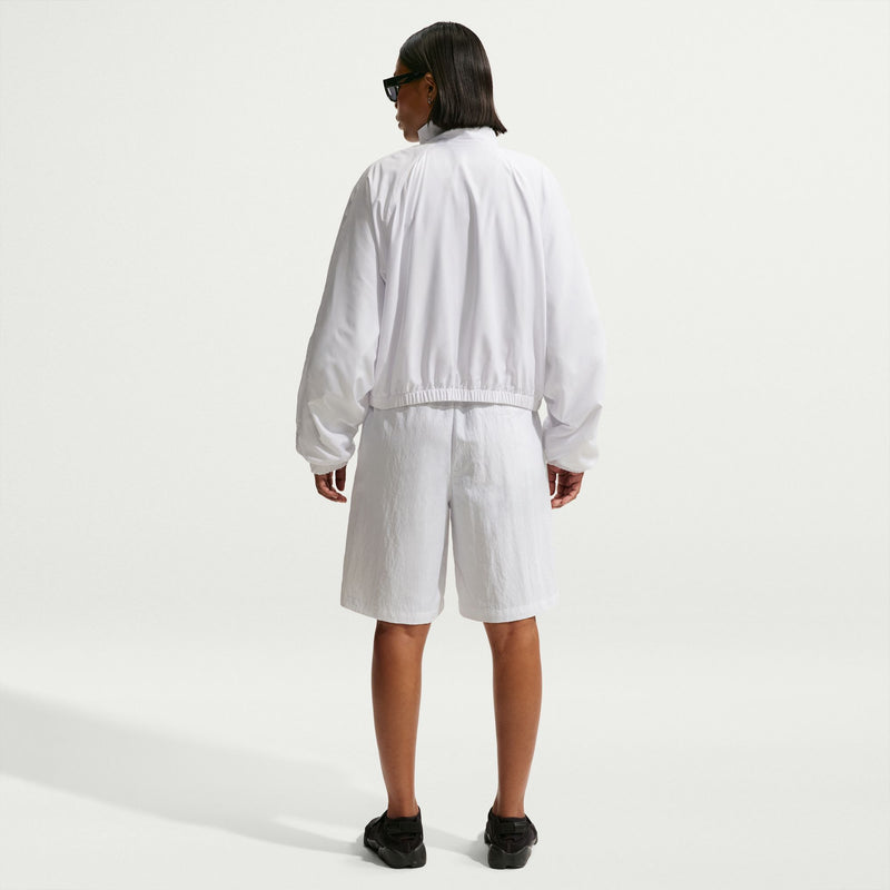 Women's Sportswear Oversized UV Track Jacket in White/Black