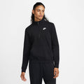 Women's Sportswear Phoenix Fleece Over-Oversized Pullover Hoodie in Black/White