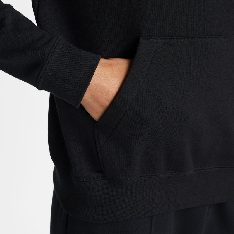 Women's Sportswear Phoenix Fleece Over-Oversized Pullover Hoodie in Black/White