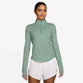 Women's Swift Dri-FIT UV 1/4-Zip Running Top in Steam/Reflective Silv