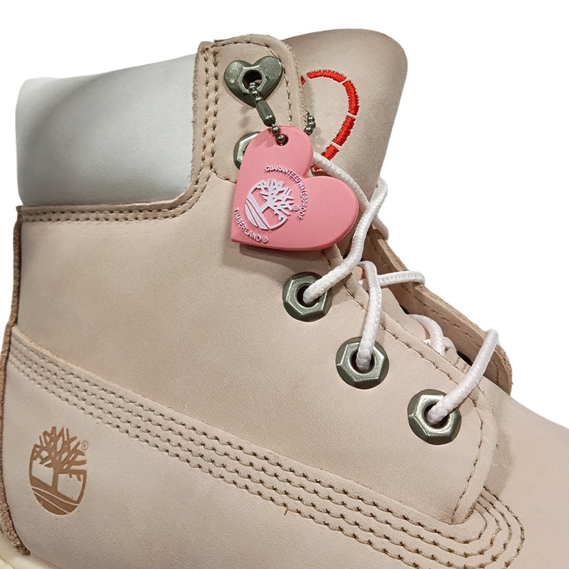 Women's Timberland Premium 6 In WP Boot LT Pink Nubuck (TB0A2A8H 662)