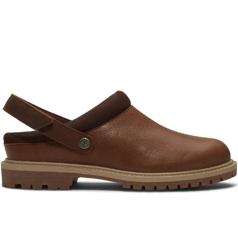 Women's Timberland Premium Clog Shoe Rust Full Grain (TB0A2PSB EM6)