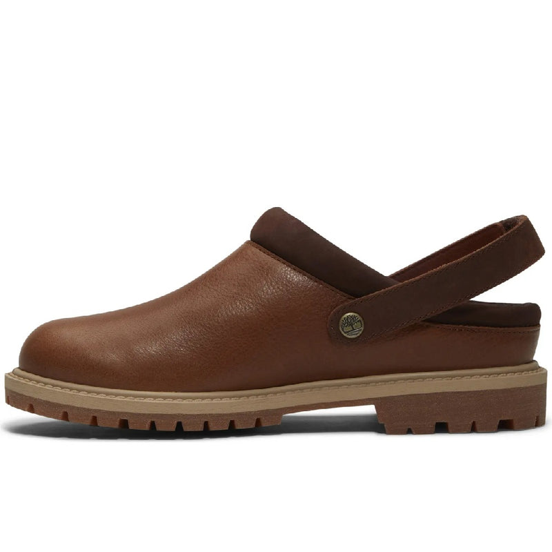 Women's Timberland Premium Clog Shoe Rust Full Grain (TB0A2PSB EM6)