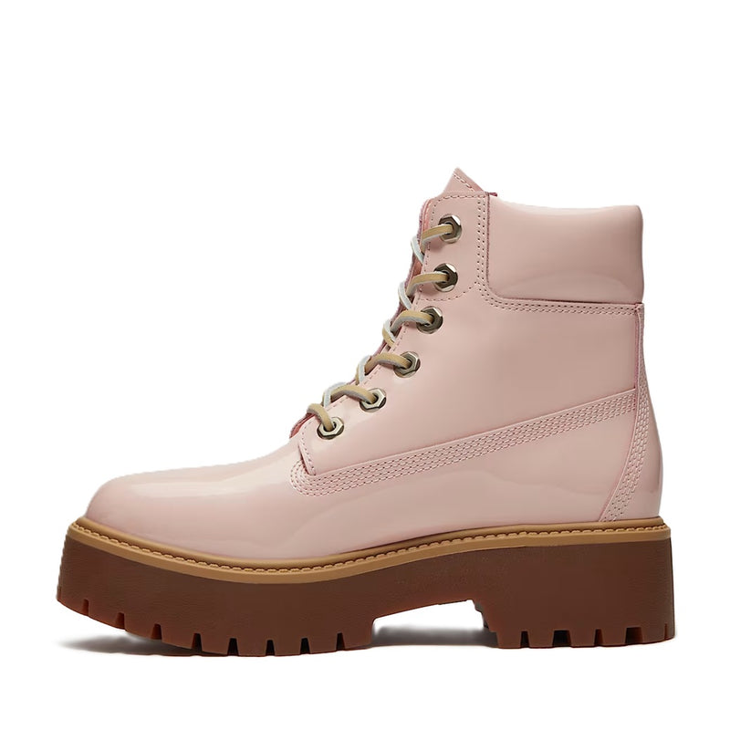 Women's Timberland Stone Street 6 In Lace WP Light Pink Platform Boot (TB0A2H3C A5H)