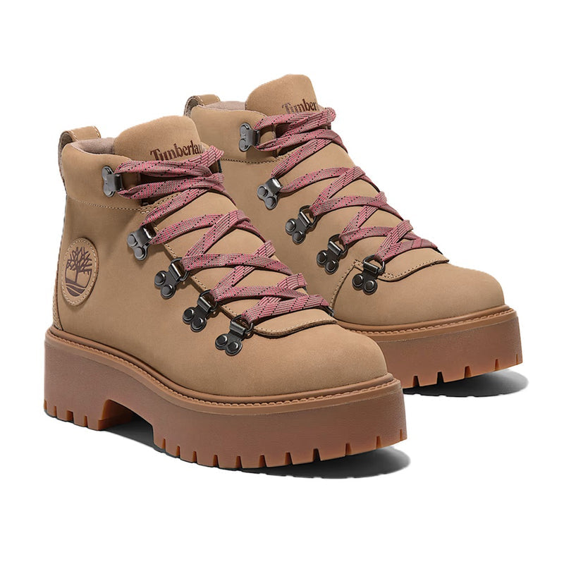 Women's Timberland Stone Street Mid Boot Med Beige Nubuck (TB0A27VJ EN3)