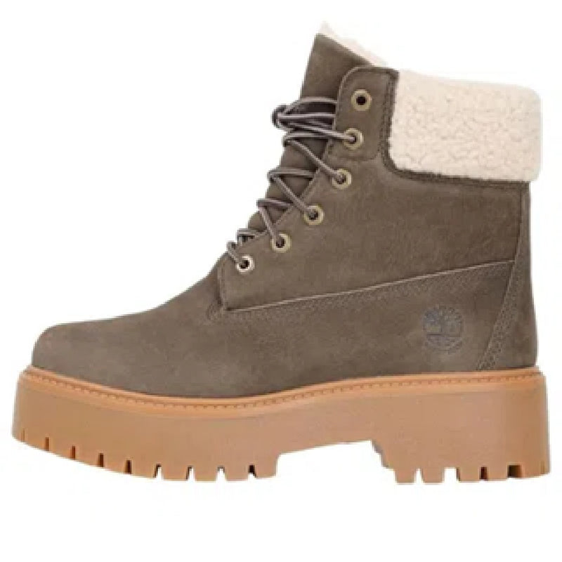 Women's Timberland Stone Street Mid Warm WP Dark Brown Full Grain (TB0A2PU6 W01)