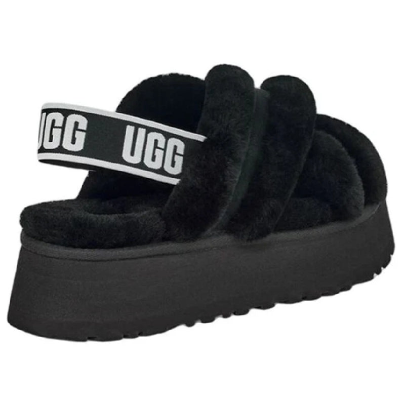 Women's UGG Disco Cross Slide Black (1121550-BLK)