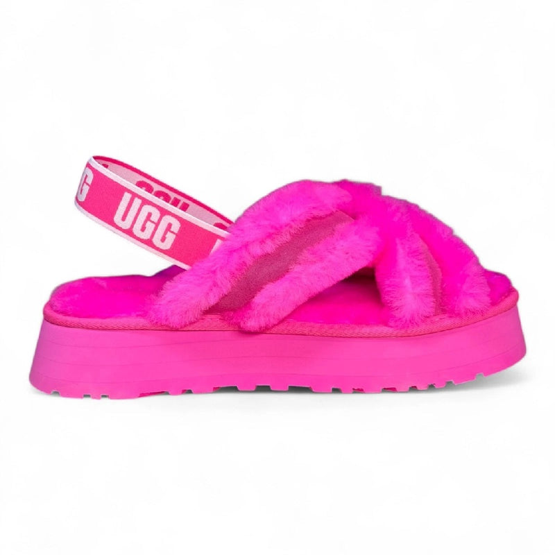 Women's UGG Disco Cross Slide Tyrian Pink (1121550-TYPN)