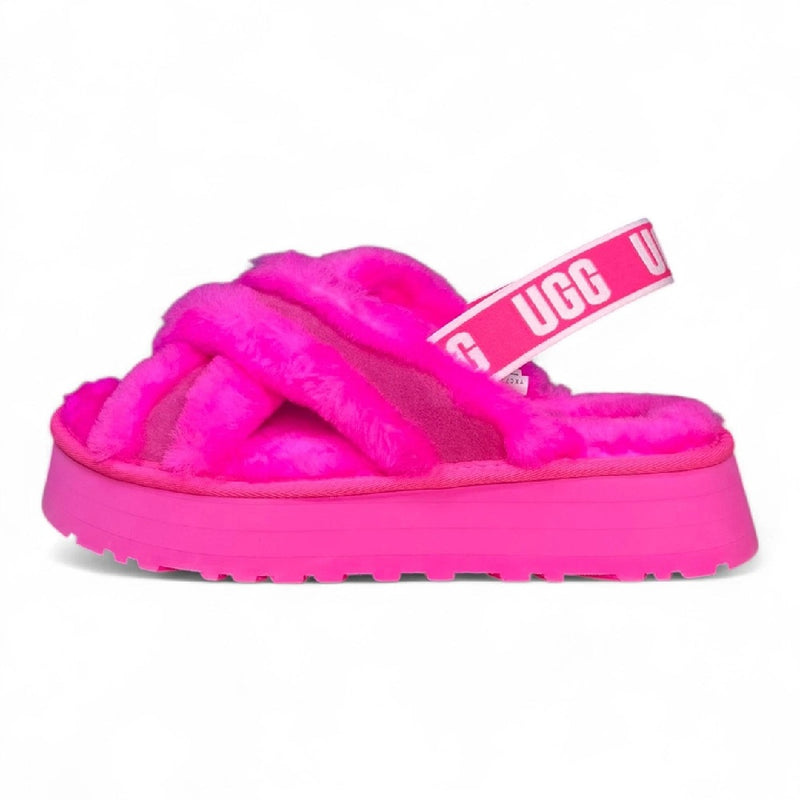 Women's UGG Disco Cross Slide Tyrian Pink (1121550-TYPN)