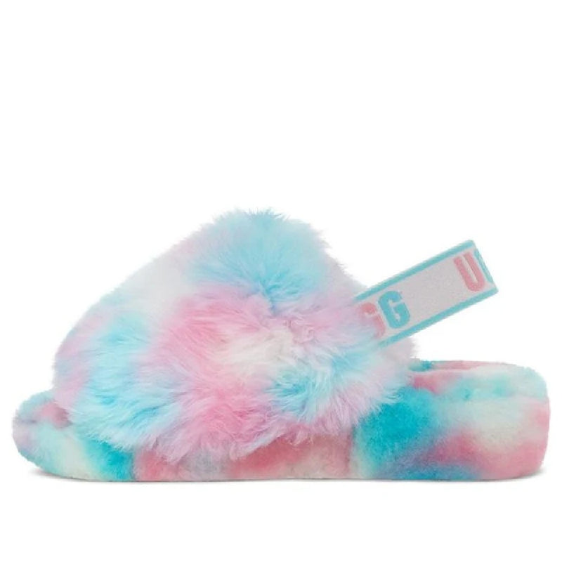 Women's UGG Fluff Yeah Pride Blue Pink (1131770-PID)