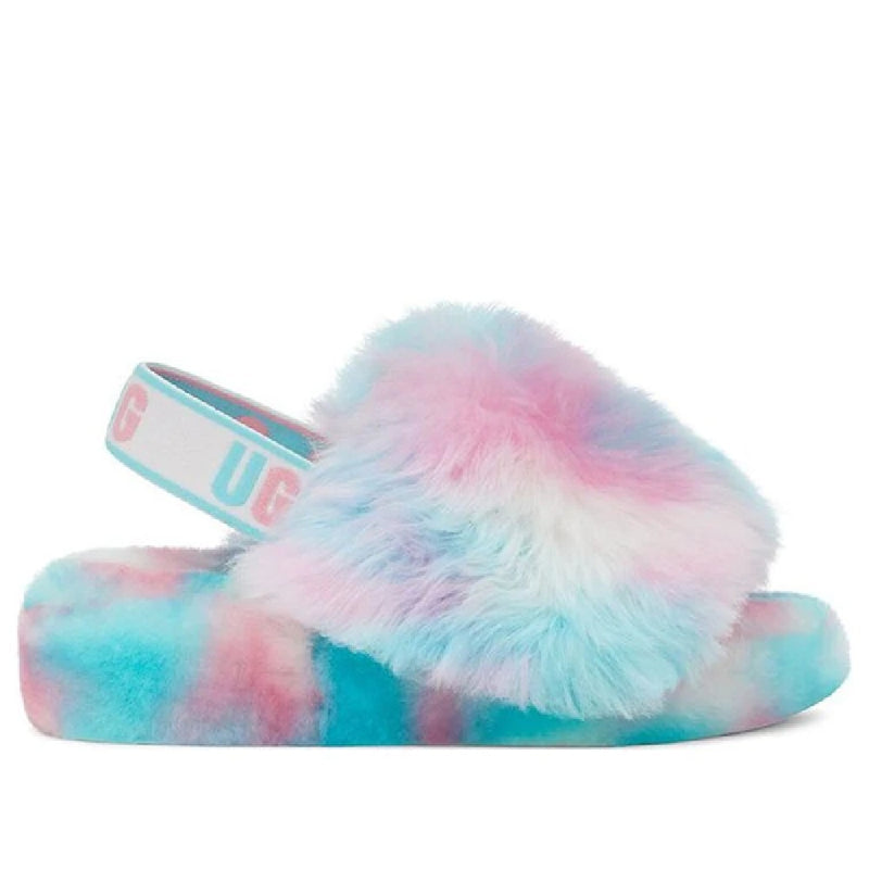 Women's UGG Fluff Yeah Pride Blue Pink (1131770-PID)