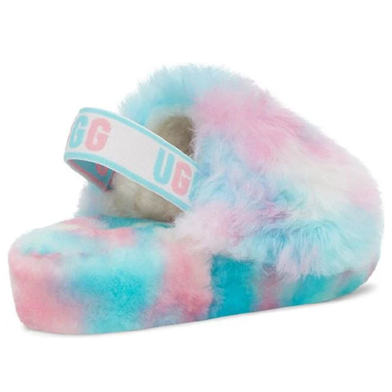 Women's UGG Fluff Yeah Pride Blue Pink (1131770-PID)