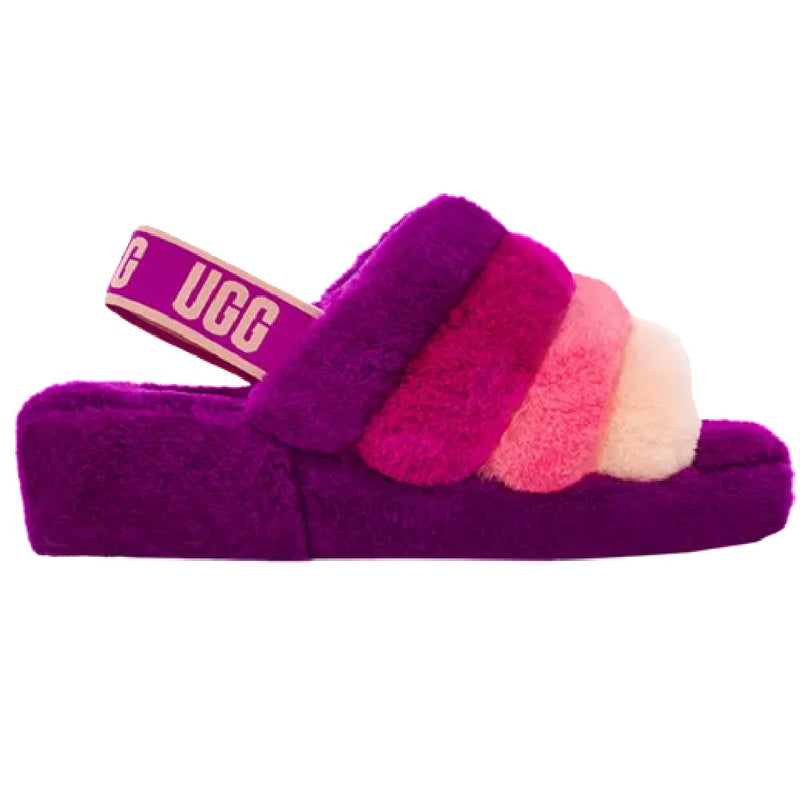 Women's UGG Fluff Yeah Slide Berrylicious Multi (1097169-BSML)