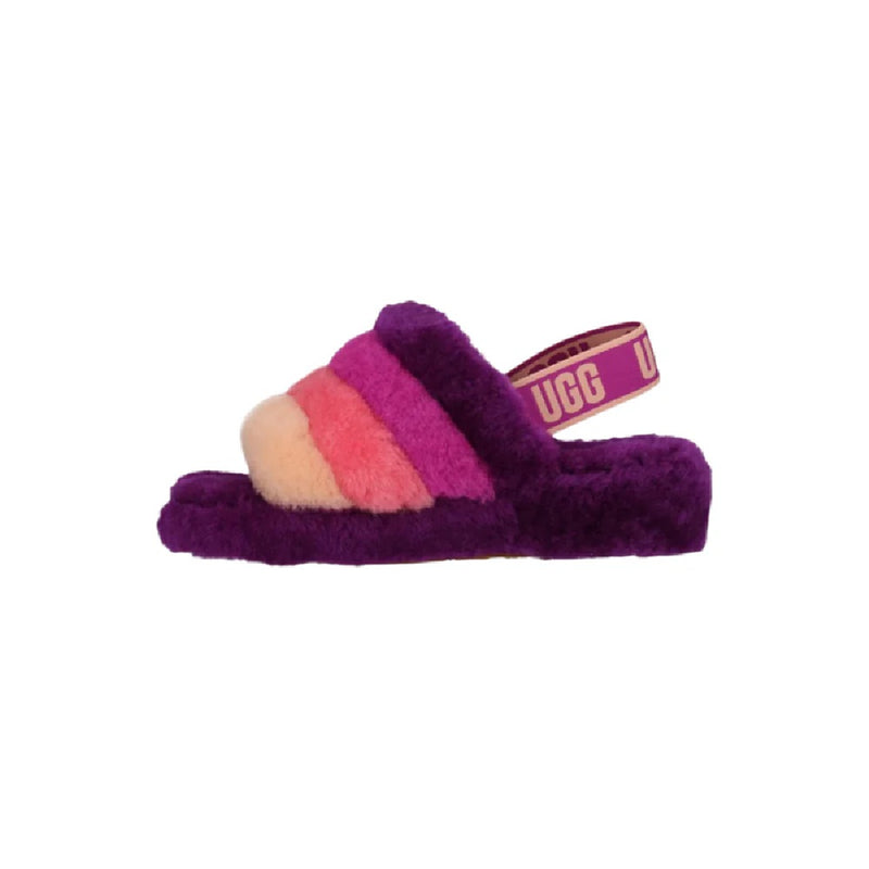 Women's UGG Fluff Yeah Slide Berrylicious Multi (1097169-BSML)