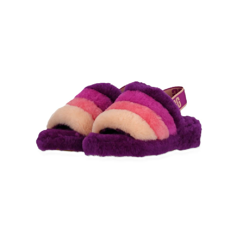 Women's UGG Fluff Yeah Slide Berrylicious Multi (1097169-BSML)