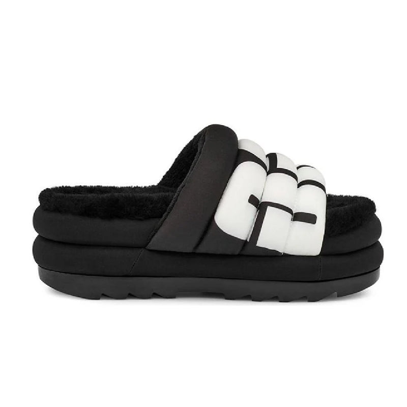 Women's UGG Maxi Slide Logo Black (1127067-BLK)