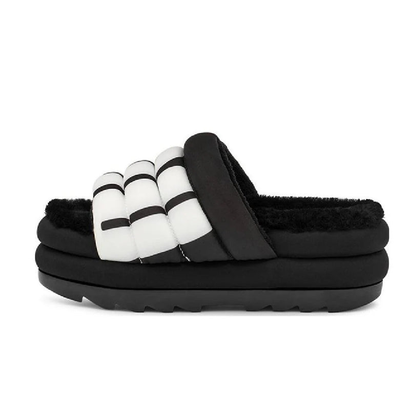 Women's UGG Maxi Slide Logo Black (1127067-BLK)
