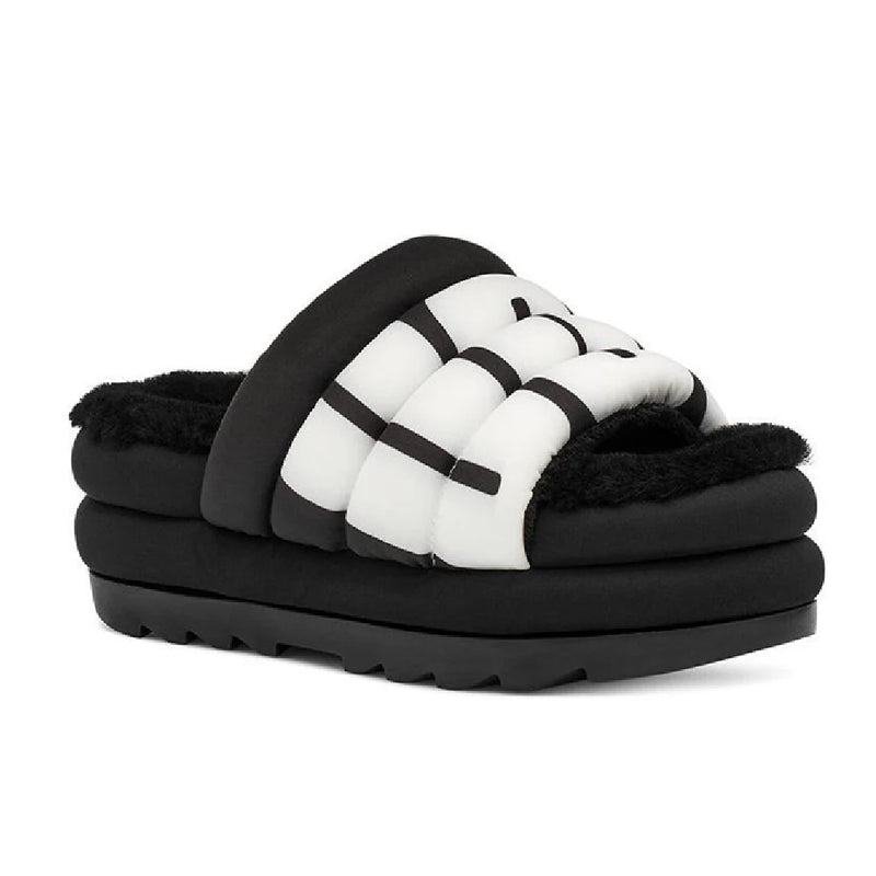 Women's UGG Maxi Slide Logo Black (1127067-BLK)