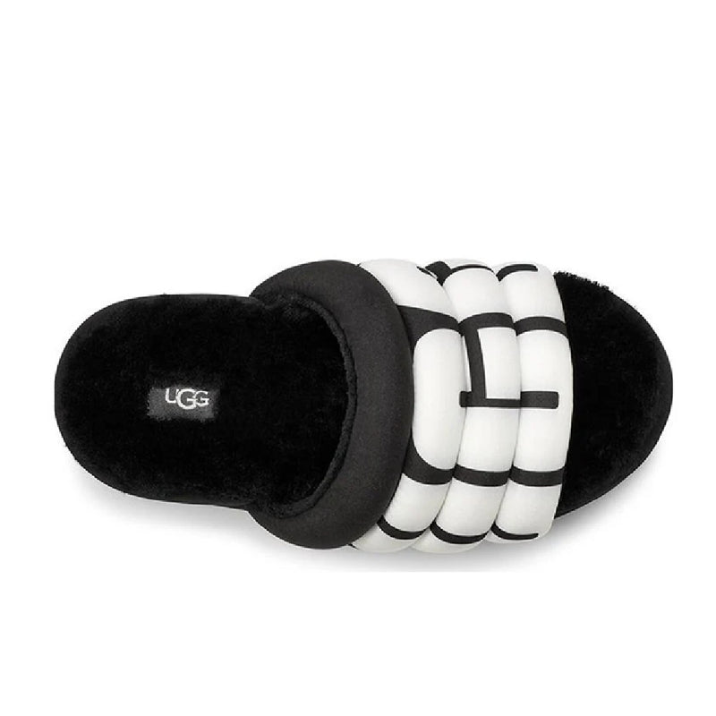 Women's UGG Maxi Slide Logo Black (1127067-BLK)