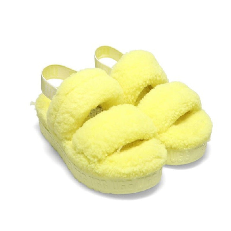 Women's UGG Oh Fluffita Slide Lemon Lime (1120876-LELI)