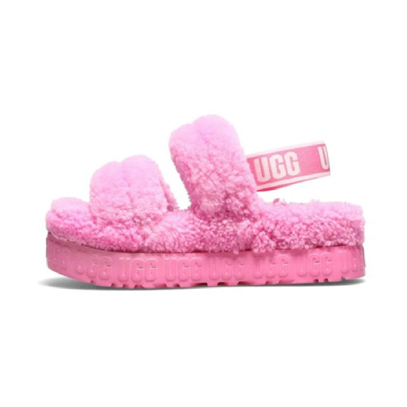 Women's UGG Oh Fluffita Slide Pink (1120876-PKBL)