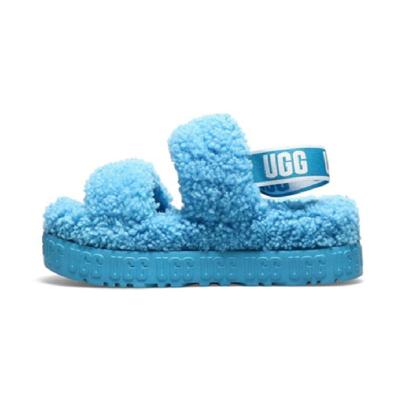Women's UGG Oh Fluffita Slide Splash Blue (1120876-SPL)