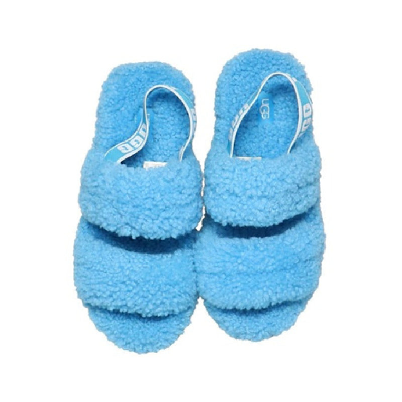 Women's UGG Oh Fluffita Slide Splash Blue (1120876-SPL)
