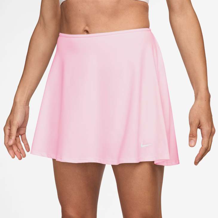 Women's Victory Dri-FIT Flouncy Tennis Skirt in Pink Foam/White