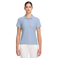 Women's Victory Dri-FIT Long-Sleeve Polo in Hydrogen Blue/White