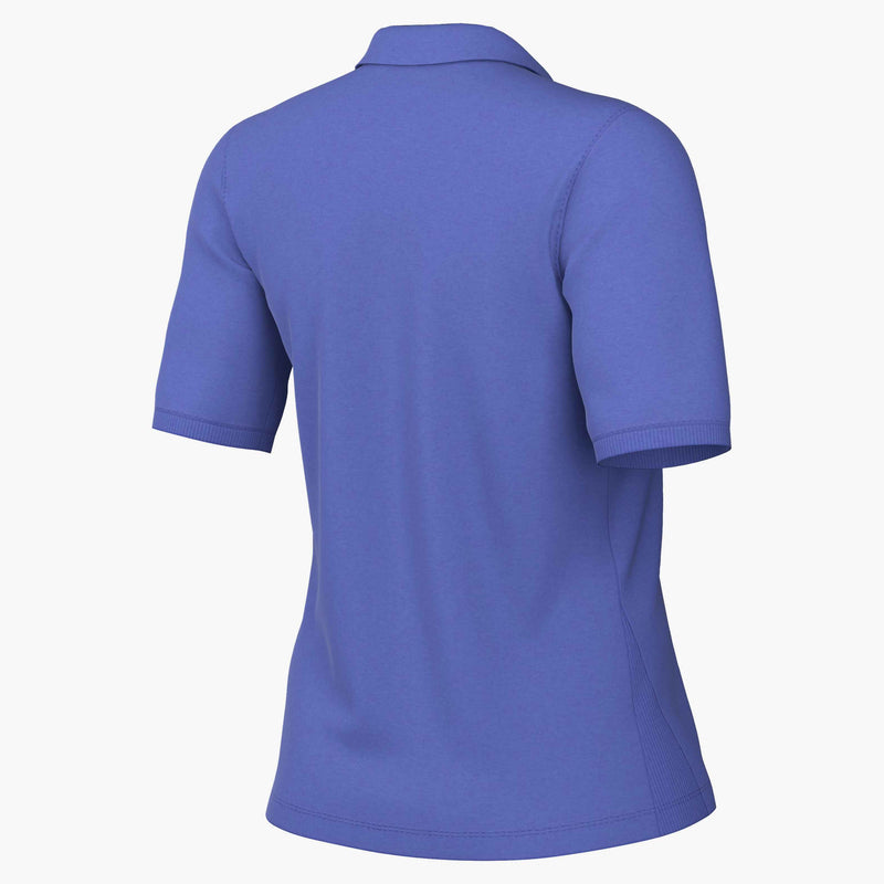 Women's Victory Dri-FIT Long-Sleeve Polo in Sapphire/White