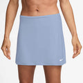 Women's Victory Dri-FIT Straight Tennis Skirt in Hydrogen Blue/Hydrogen Blue/White