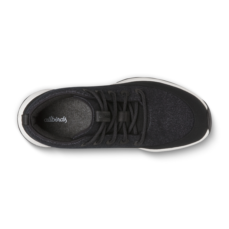 Women's Wool Runner NZ Mid Waterproof - Natural Black (Natural White Sole)