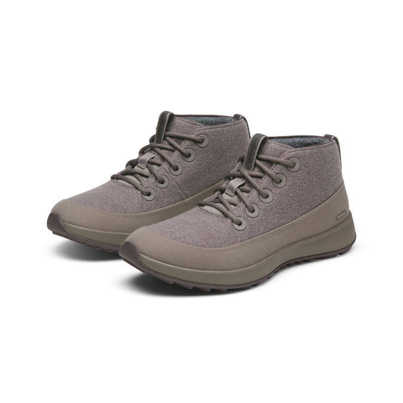 Women's Wool Runner NZ Mid Waterproof - Weathered Brown (Weathered Brown Sole)
