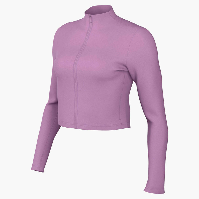 Women's Zenvy Dri-FIT Full-Zip Jacket in Lt Magenta/White