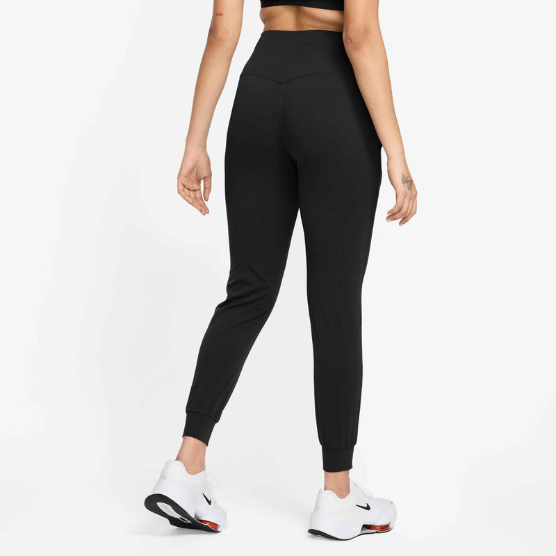 Women's Zenvy High-Waisted Full-Length Leggings with No Front Seam in Black/Black