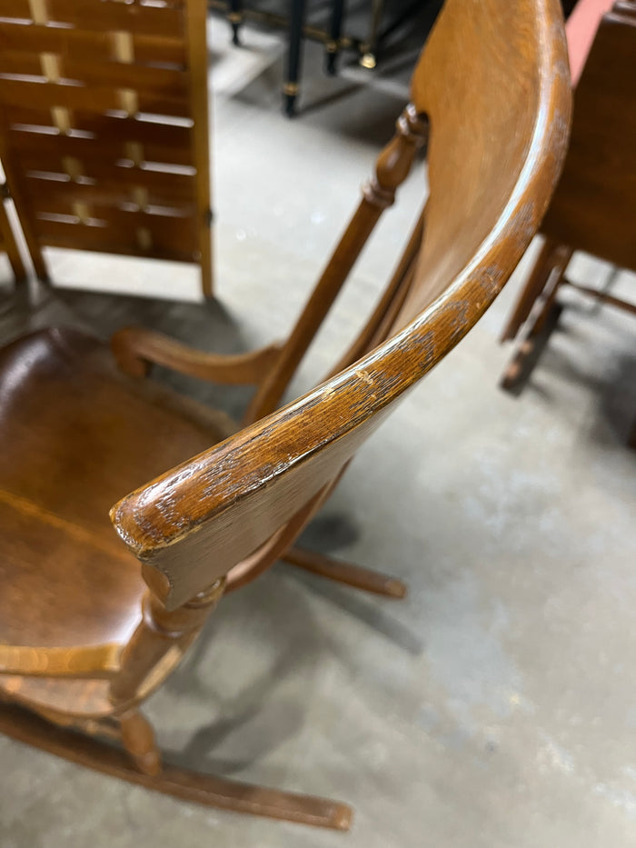Wood Rocking Chair ***SITS LOW***