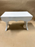 Wooden White Stool