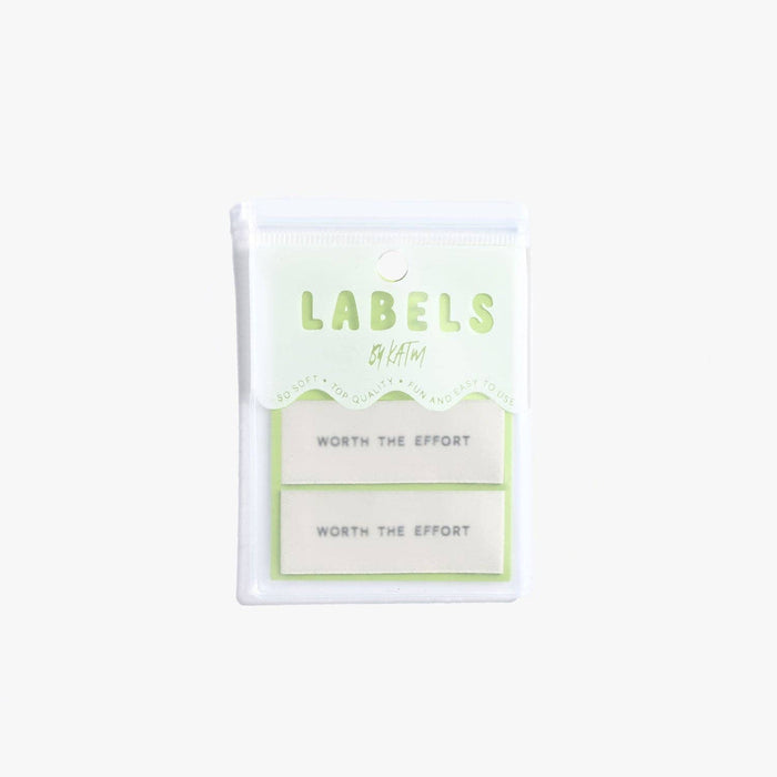 Worth The Effort Sewing Labels | by KATM