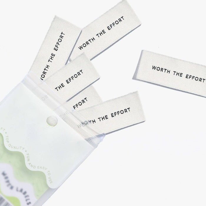 Worth The Effort Sewing Labels | by KATM