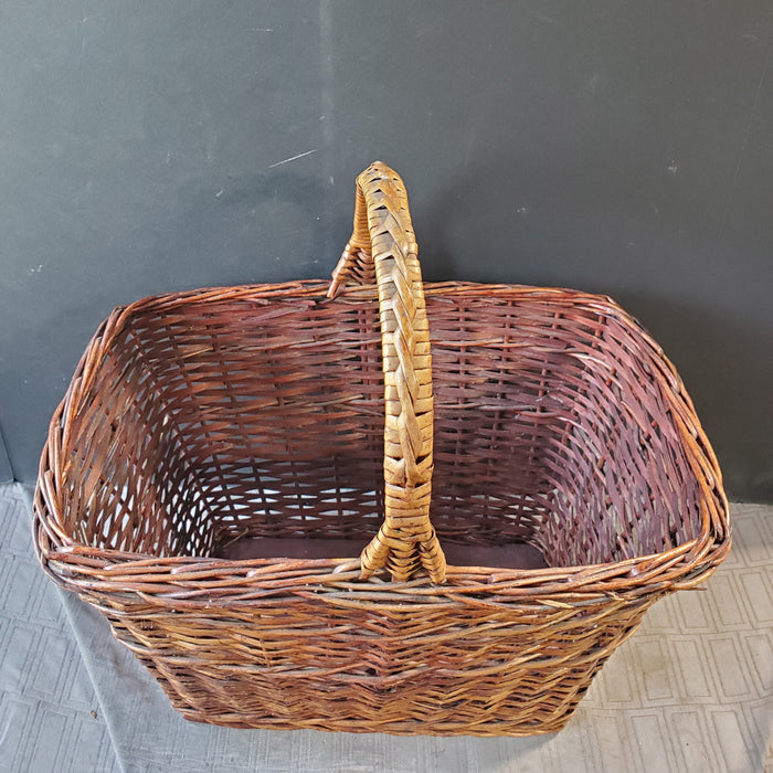 Woven Brown Wicker Basket