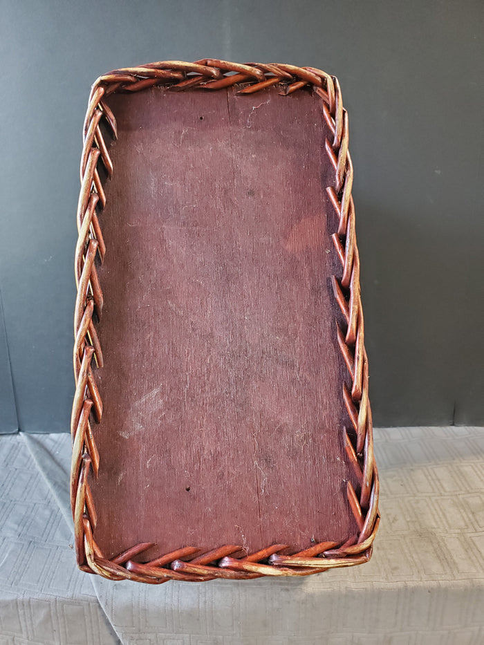 Woven Brown Wicker Basket